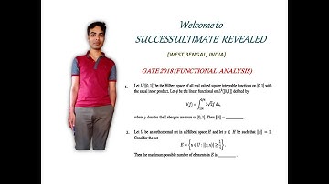 GATE-2018 || MATHEMATICS || FUNCTIONAL ANALYSIS || NET || TIFR || NBHM ||........