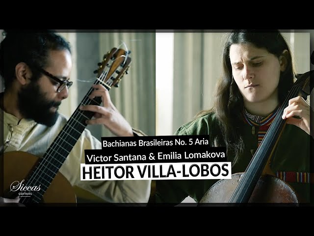 Victor Santana & Emilia Lomakova play Bachianas Brasileiras No. 5 by H. Villa-Lobos | Siccas Media class=