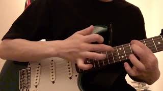 little midwest emo/ math rock riff on DAEAC#E