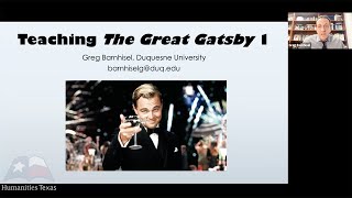 Greg Barnhisel, Teaching The Great Gatsby in Historical and Cultural Contexts, (March 2022)