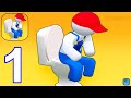 Toilet fever  gameplay walkthrough part 1 toilet game 3d androidios