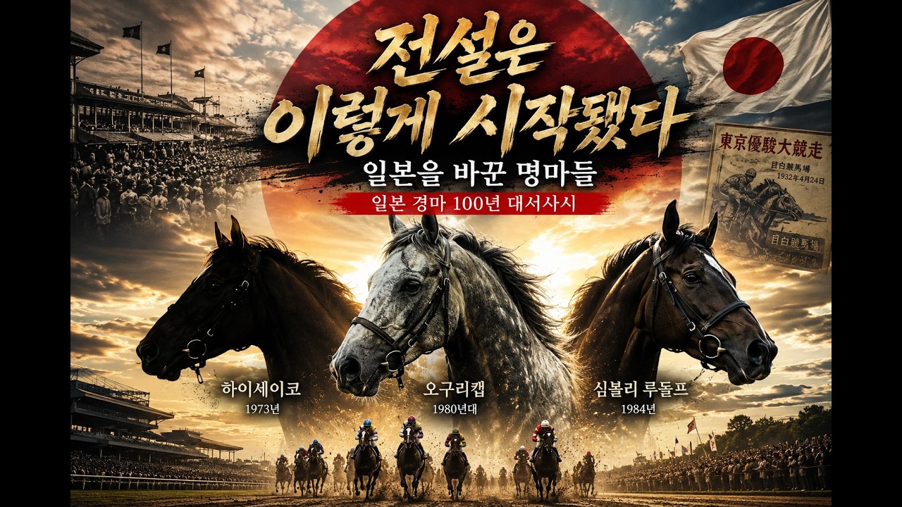 경마 1도 몰라도 소름 돋는 100년 이야기 [일본 경마 다큐]
