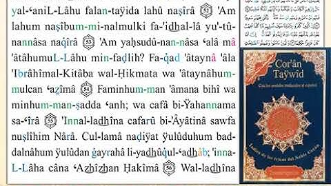 ختمة من مصحف التجويد باللغة الإسبانية الصفحة رقم 87