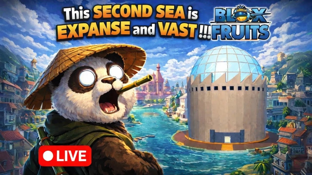 🔴Live🔴ZNS Day 9 2nd sea Grind and Explore BLOX FRUITS | ROBLOX