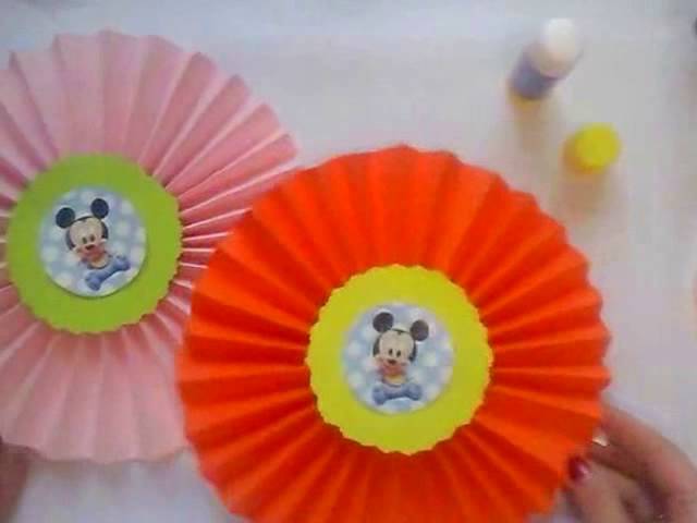 #Веер из бумаги / Бумажные веера своими руками / Мастер класс. Paper medallions