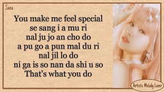 TWICE - Feel Special (Easy Lyrics)