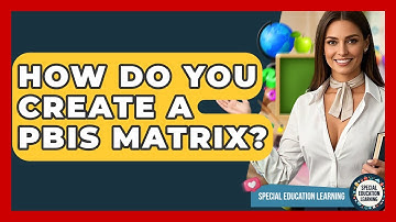 How Do You Create A PBIS Matrix? - Special Education Learning