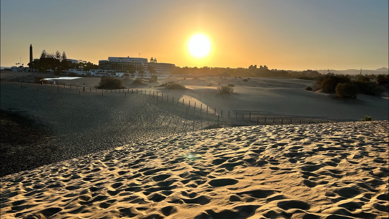 Sunset from Maspalomas Dune 