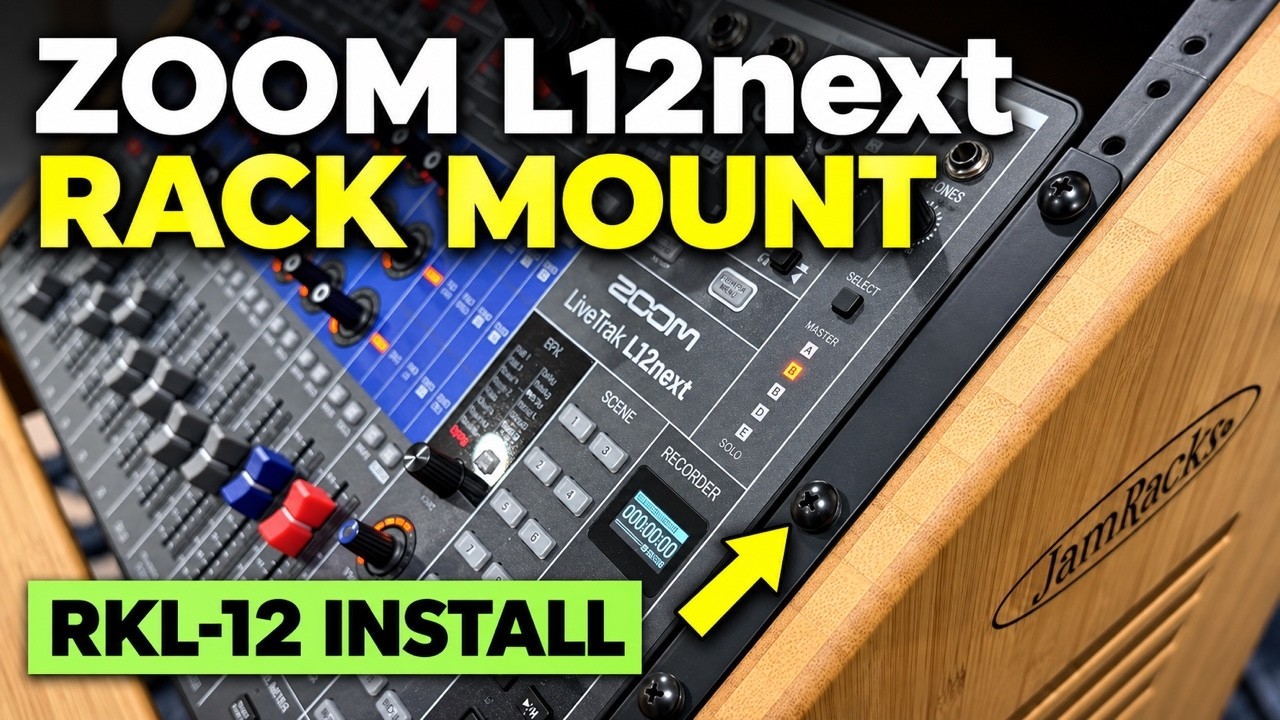 Zoom L12next - Rack Mount Kit (RKL 12) - YouTube