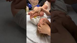 Twin Toddlers Getting Shots at 18 Month Checkup