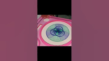 😲magic ruler, spirograph,#2025shorts #artandcraft #relaxing