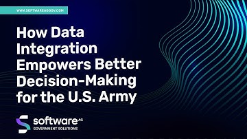 How Data Integration Empowers Better Decision-Making For The U.S. Army