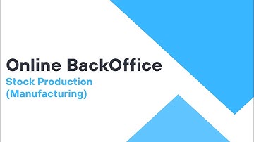 How to do production in Lytsoft Pos