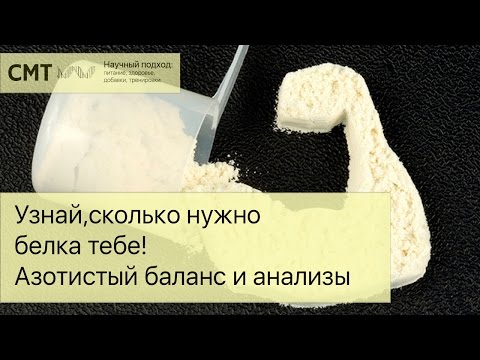 Узнай, сколько нужно белка тебе! Азотистый баланс и анализы. Протеин в спорте