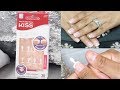 DIY KISS French Tip Press On Nails Under $5 dollars (Tutorial) 💅🏻