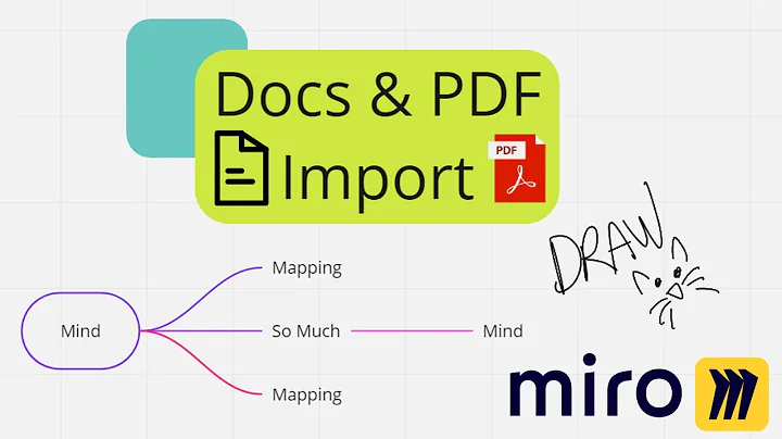 007 Importing Docs/PDFs, extracting pages in Miro, Mind Mapping, Smart Drawing, Tables, and More!