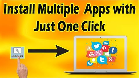 Installation of Multiple Windows Apps with Just One Click #windows11 #installationguide #multiapp
