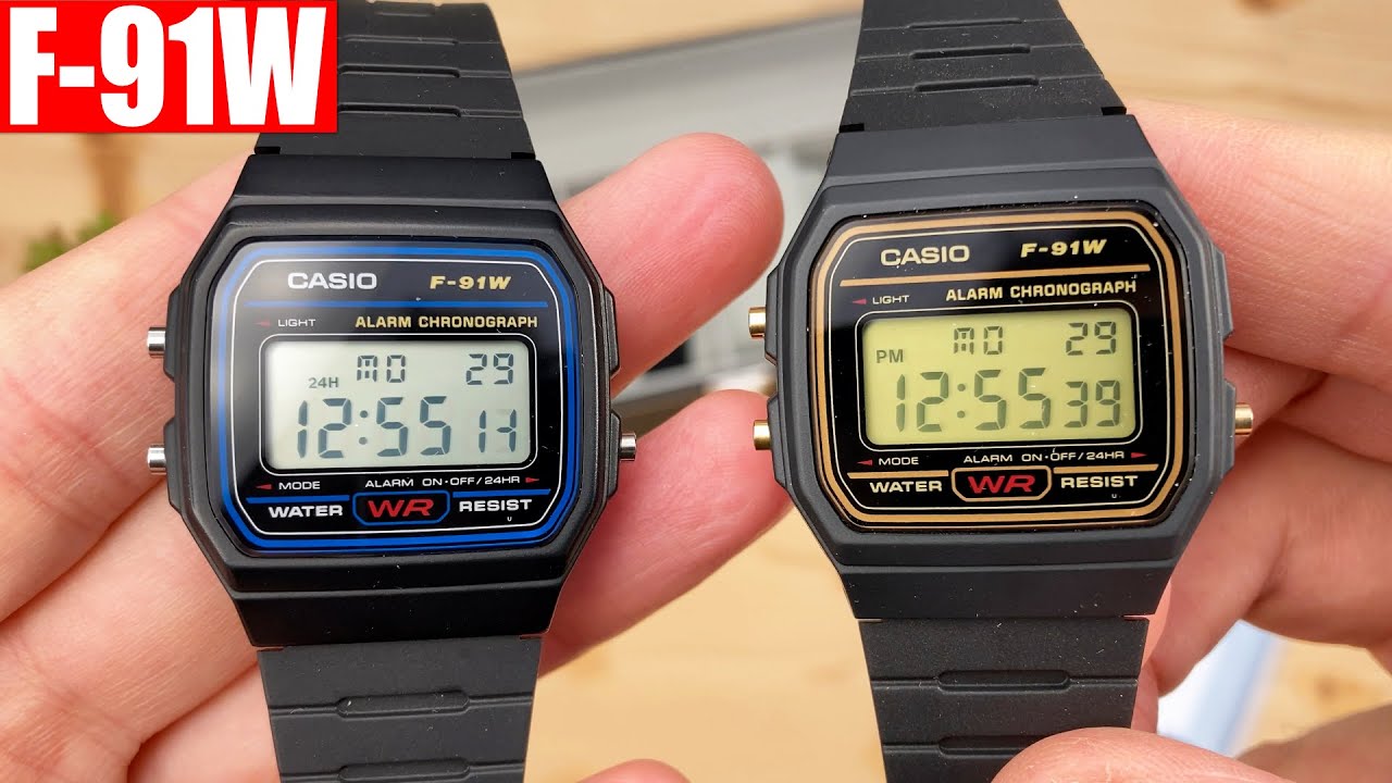 Casio F91W: Gold vs Original, 6-Month Review 