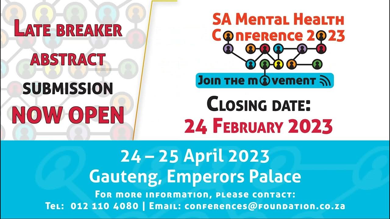 Mental Health Conference Late Breaker Abstract Submissions Now OPEN