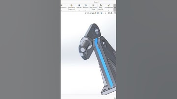 pivot pracket design in SOLIDWORKS and render in Visiualize #keyshot #solidworks #mechanical #pivot