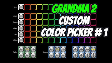 GRANDMA2 CUSTOM COLOR PICKER #1 2024