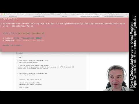 Debug A Problem In Start-Server-And-Test - Youtube