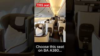 Best Business Class Seat on British Airways A380
