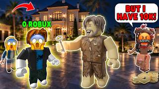 😕They Mocked Me For Having 0 Robux... Then A Billionaire Gave Me A Mansion 😱 Text to Speech Roblox