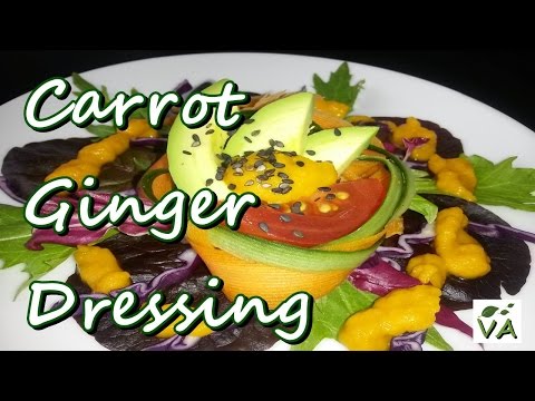 Carrot Ginger Dressing | Vegan & Gluten Free Recipe | Vegan Acres