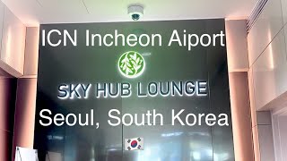 SKY HUB LOUNGE WEST T2 - SEOUL, SOUTH KOREA’s ICN INCHEON AIRORT 