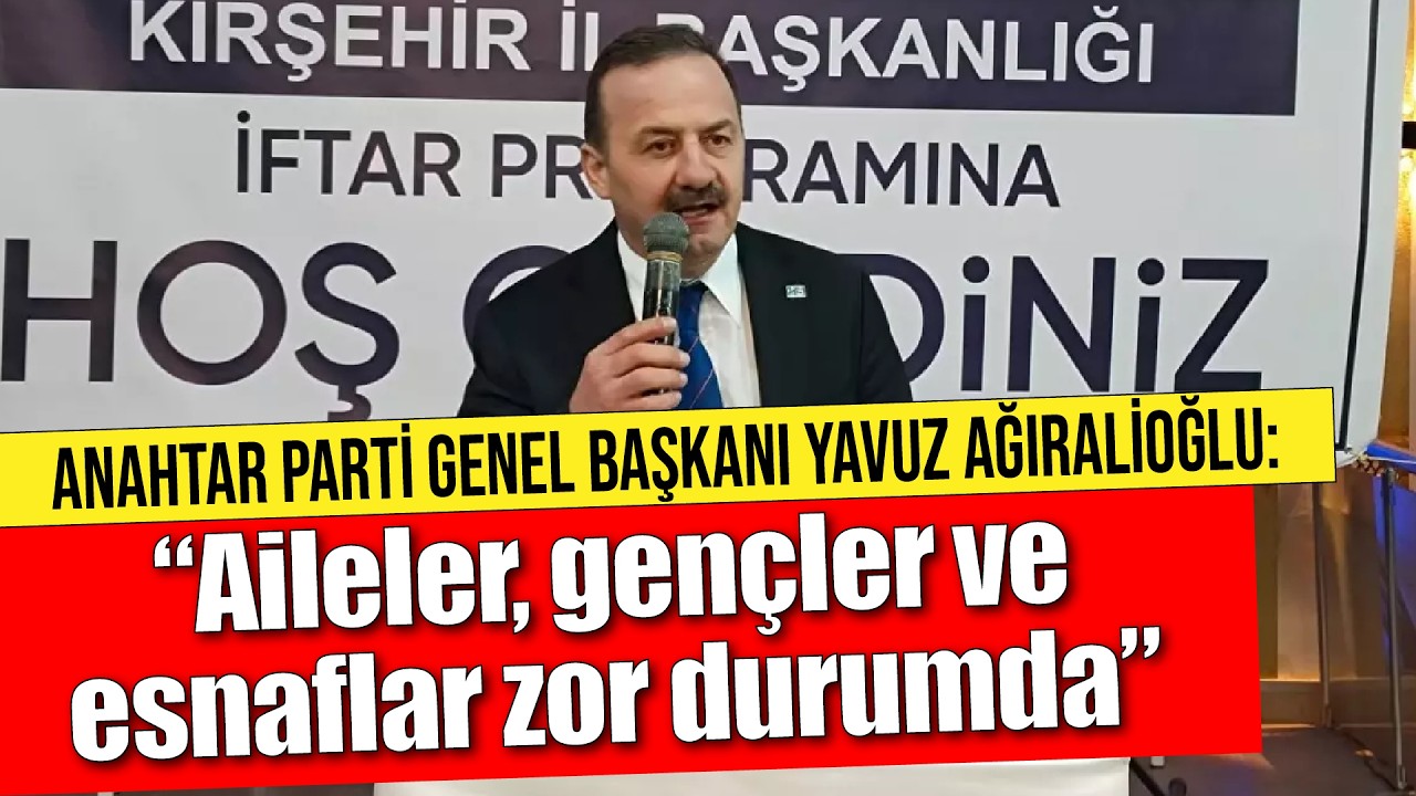Yavuz Ağıralioğlu: “Sınırlarımıza kadar gelen bir siyasal gerilim var”
