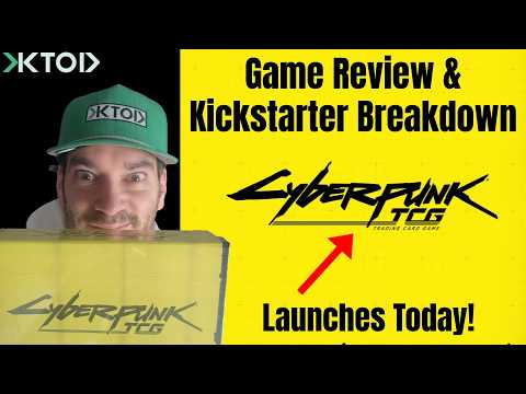 Cyberpunk TCG - Game Review & Kickstarter Breakdown - Launches