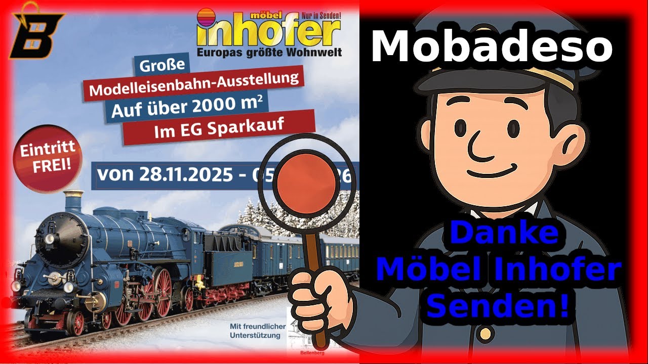 Modelleisenbahn-Ausstellung bei Möbel Inhofer – Mein gemütlicher Rundgang 2025/26