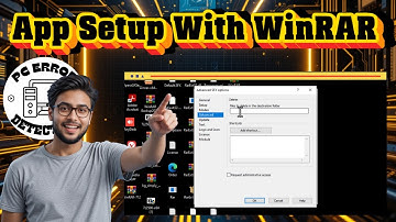 Hoe u een toepassingsinstallatie via WinRAR kunt maken met een snelkoppeling op het bureaublad