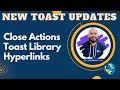 Toast Message Updates | Close Actions, Hyperlinks, Toast Library Lightning Web Components Salesforce