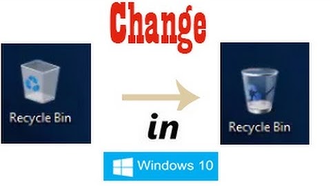 how to change recycle bin icon windows 10