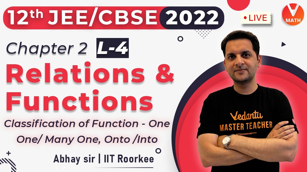 Relations & Functions L-4 | Class 12 Maths | Classification Of ...