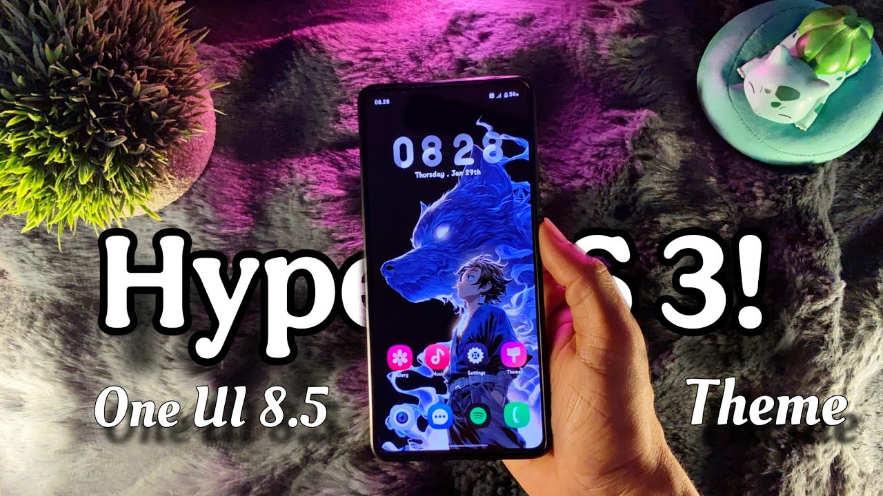 Эта аниме-тема ONE UI 8.5 на HyperOS 3 просто невероятна 🤯 | 