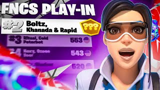 2ND PLACE FNCS PLAY-INS (DAY 1) 🏆 | ft. Khanada & Rapid