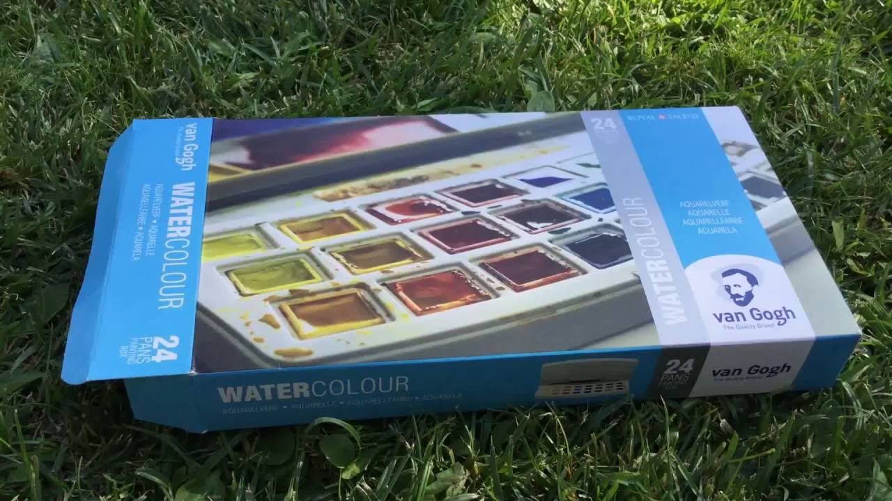 CAJA ACUARELA VAN GOGH PLÁSTICO · 24 PASTILLAS