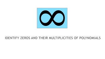 College Algebra 3.2.2 Identify Zeros and Their Multiplicities of Polynomials
