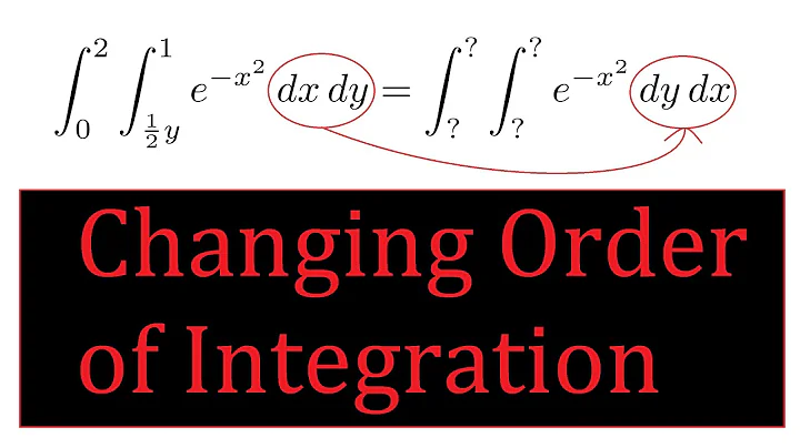 17: Changing Order of Integration - Valuable Vector Calculus