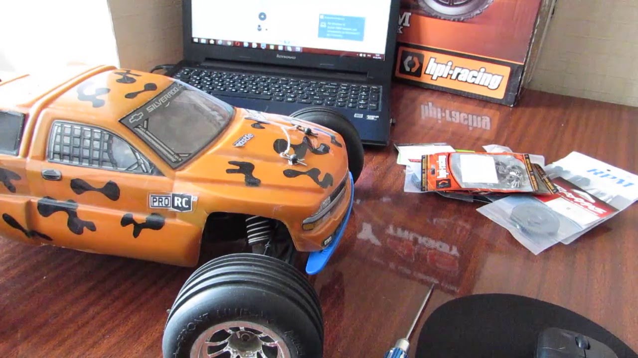 Запы и ставим бампер RPM на HPI E-Firestorm