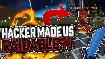 A HACKER TRIED TO MAKE ME RAIDABLE!? - VeltPvP [1]
