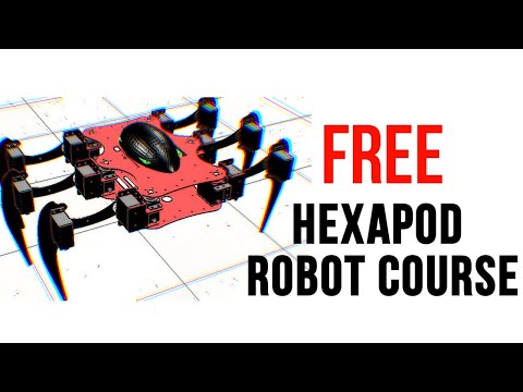 Free Course on Hexapod Robot | Design | Simulate | Build | Code | Robotics Course by BodhiTree