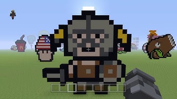 Minecraft Pixel Art Tutorial Viking