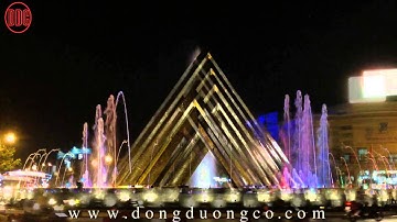 Đài phun nước giao lộ, vòng xoay Tp.Tây Ninh | Ngoại Thất Đông Dương