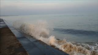 Tide is coming in, Swansea Bay, Wales, UK