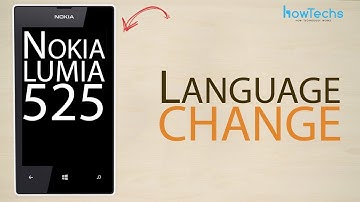 Nokia Lumia 525 - How to change language
