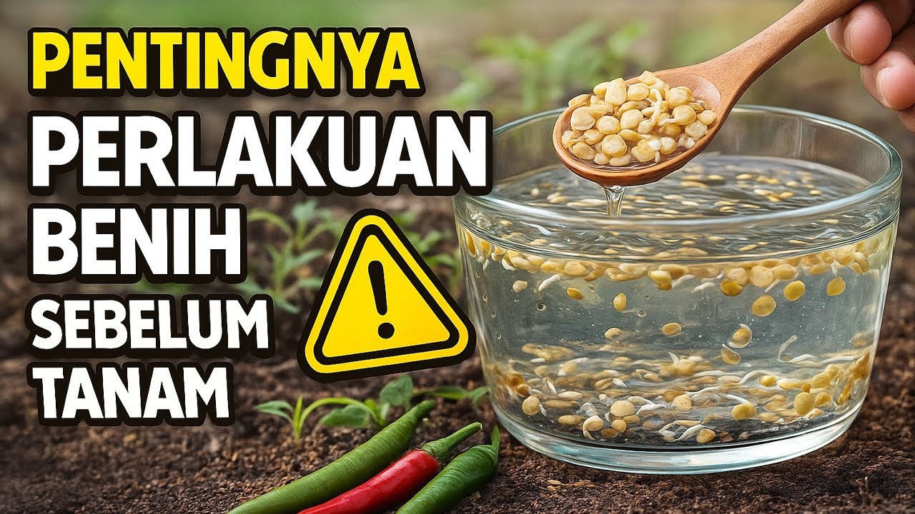 Mengenal Perlakuan Benih Sebelum Tanam: sebuah fondasi tanaman sehat dan subur. 